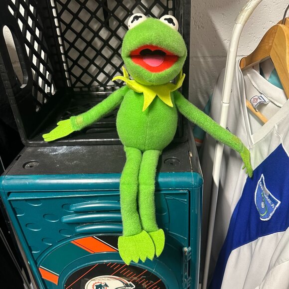 Vintage 1992 Child Dimension Kermit the Frog Plush - Picture 1 of 5